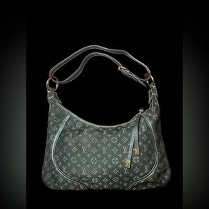 Vintage Small Size Canvas Shoulder Bag with Adjustable Strap